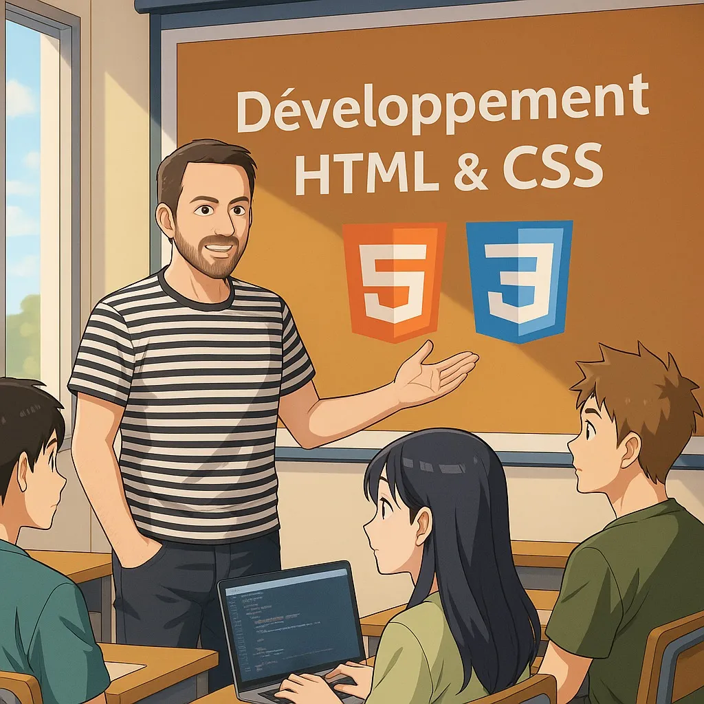 Formateur devant un tableau